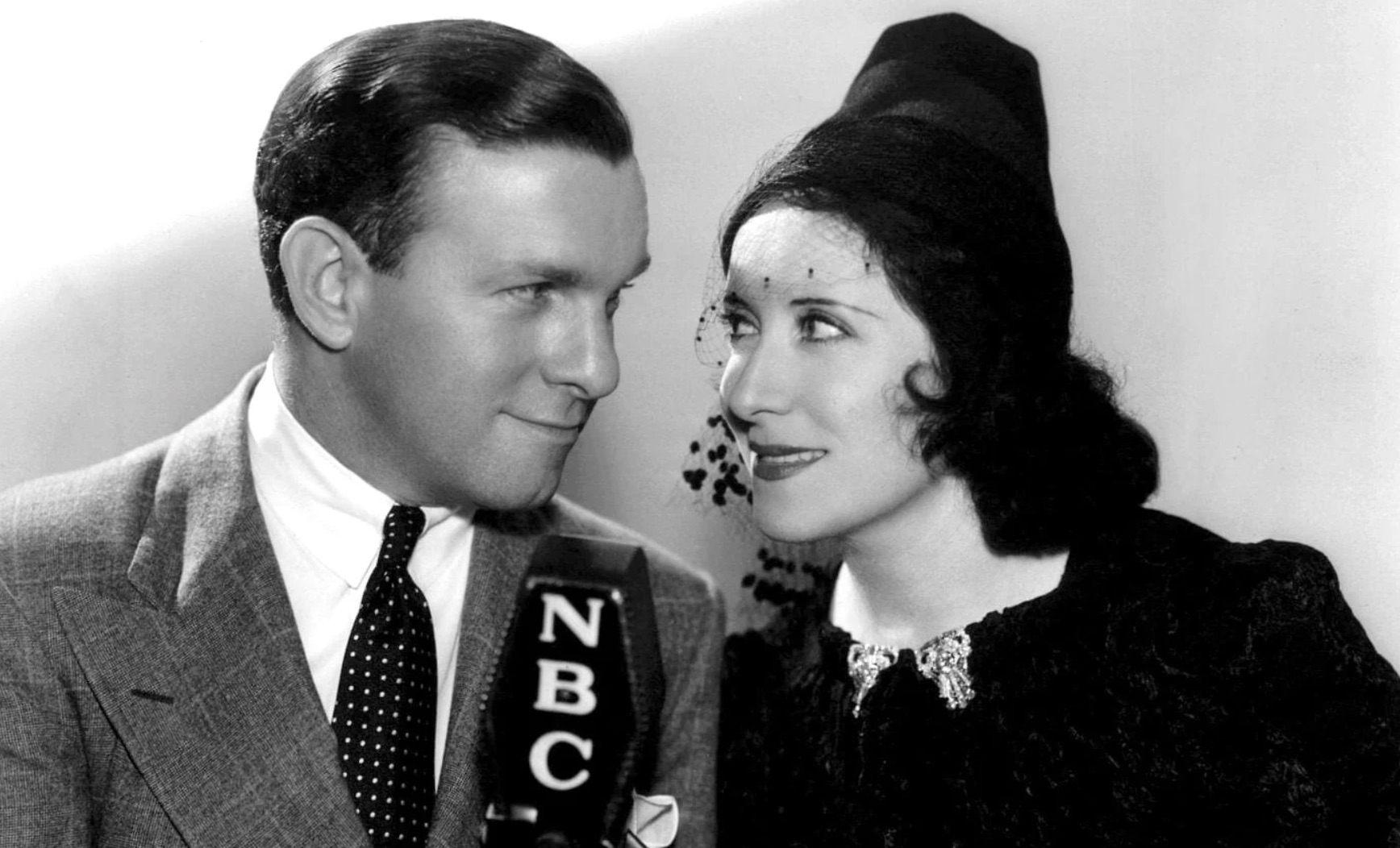 George Burns and Gracie Allen NBC radio promo photo. 